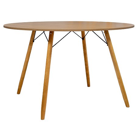 Mesa Redonda Eiffel 120cm - Louro Freijó