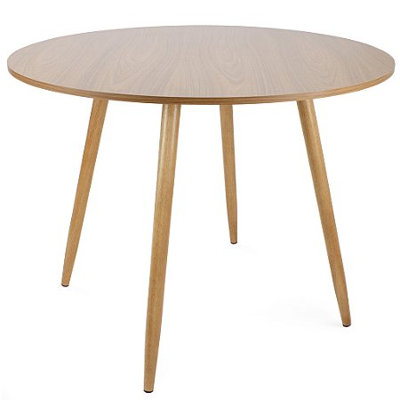 Mesa Redonda Sofia 100cm - Louro Freijó