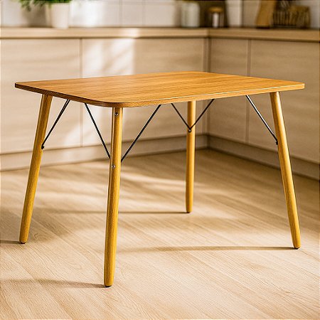 Mesa de Jantar Eiffel 120x80 - Louro Freijó