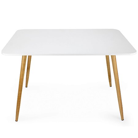 Mesa Retangular Sofia 120x80cm - Branco