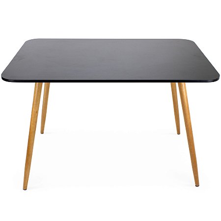 Mesa Retangular Sofia 120x80cm - Preto