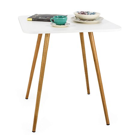 Mesa Quadrada Sofia 70cm - Branco