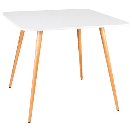 Mesa Quadrada Sofia 80cm - Branco