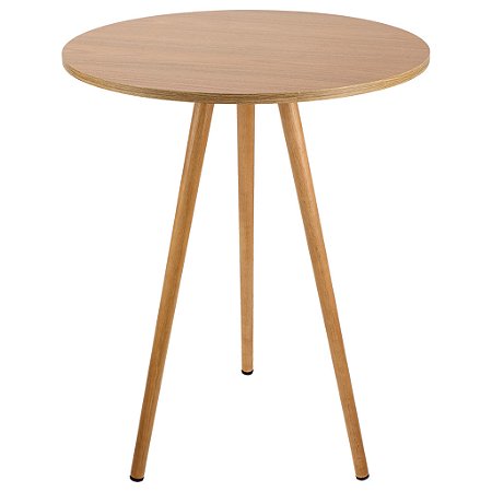 Mesa Redonda Tripé 60cm - Louro Freijó