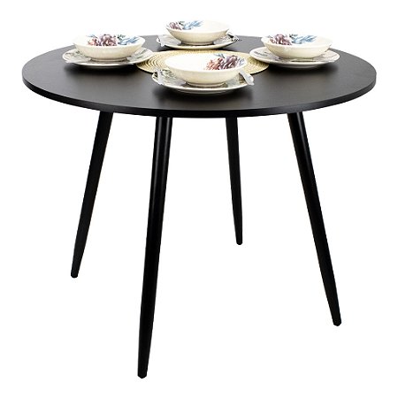 Mesa Redonda Sofia 100cm - All Black