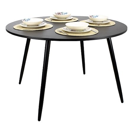 Mesa Redonda Sofia 120cm - All Black