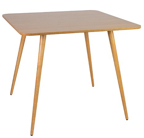 Mesa Quadrada Sofia 90cm - Louro Freijó