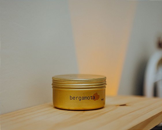 Vela aromática bergamota 90g pocket | bemthivi