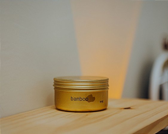 Vela aromática bamboo 90g pocket | bemthivi