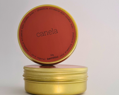 Vela aromática canela 50g pocket | bemthivi