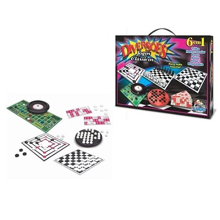 Kit Jogos 4 em 1 Dama Trilha Mico e Mini Bingo Infantil - Feira da  Madrugada SP