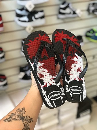 Chinelo Coqueiro Vermelho