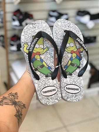 Chinelo Bart Simpson Skate