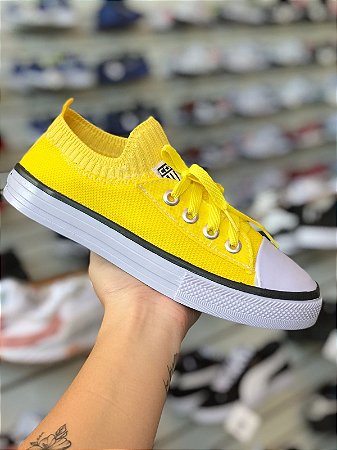 All Star Meia Amarelo