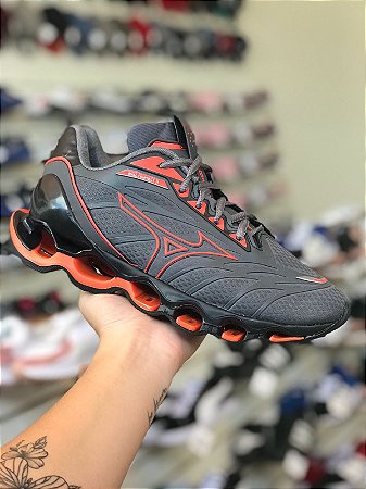 Mizuno Prophecy 11 Grafite e Laranja