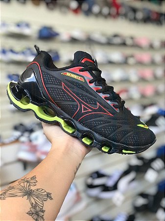 Mizuno Prophecy 11 Preto e Verde Neon