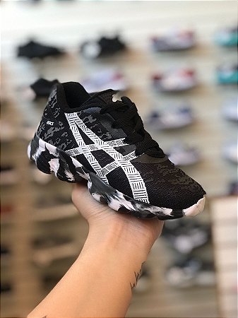 Asics Gel Infantil Preto e Branco