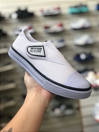 Tênis All Star Converse Feminino Meia Calce Fácil Branco