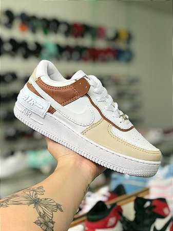 NK Air Force Branco/Bege/Marrom