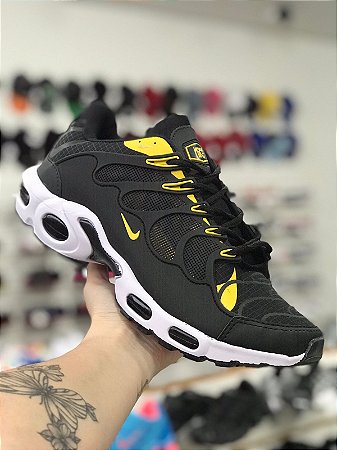 Tênis NK TN TS Preto e Amarelo