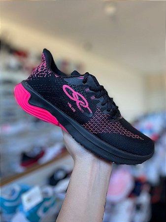 Tênis Olimp Preto e Rosa