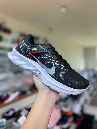 NK Fly Running Preto e Cinza