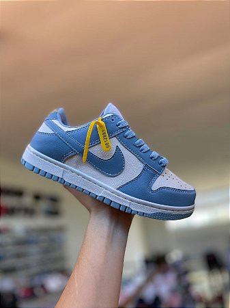NK Dunk Low Pro Premium-Azul e Branco