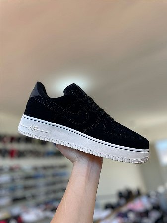 NK Air Force Premium Camurça-Preto e Bege