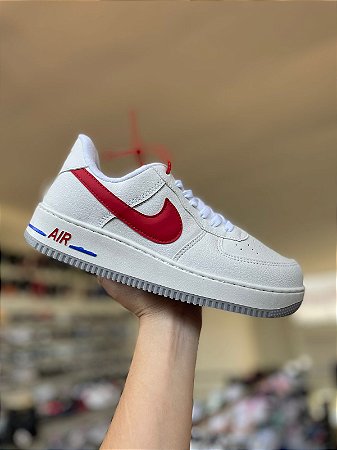 NK Air Force Premium-Branco e Vermelho