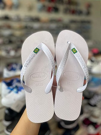 Chinelo Havaianas Tradicional-Branco