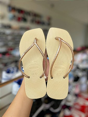 Chinelo Havaianas Olímpia-Bege