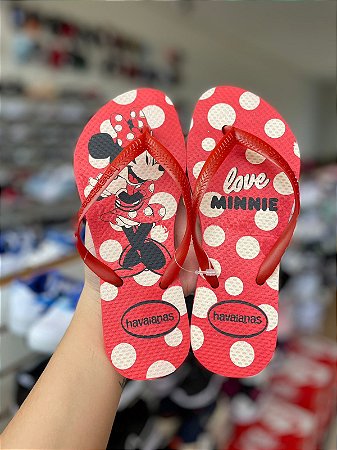 Chinelo Havaianas-Love Minnie