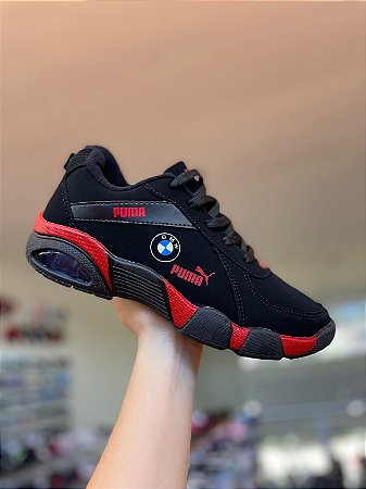 Puma Premium BMW-Preto e Vermelho