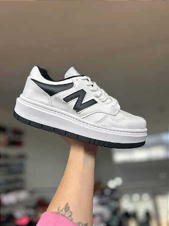 New Balance Plataforma 480- Branco e Preto