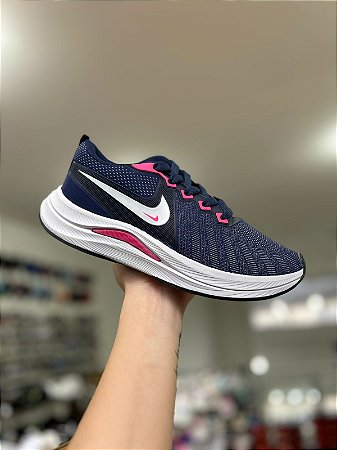 NK Free- Azul Marinho e Rosa