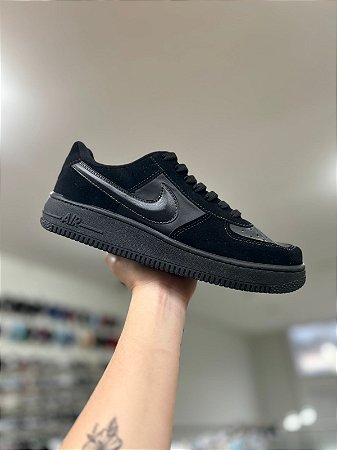 NK Air Force Importado- Preto Camurça