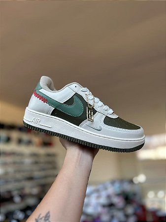 NK Air Force 07 LX Importado- Bege e Verde