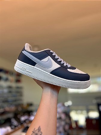 NK Air Force Importado- Azul Marinho e Bege