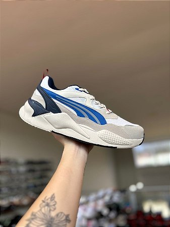 Pum@ RS-x Bege/Azul Bic/Marinho