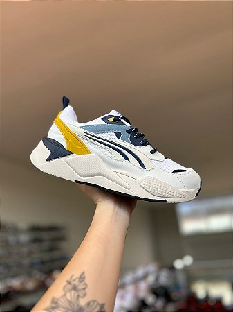 Pum@ RS-x Bege/Marinho/Amarelo