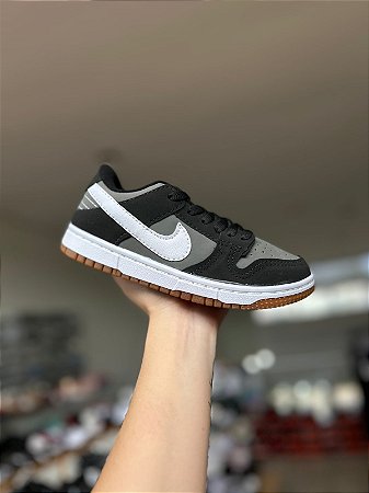 NK Dunk Preto/Cinza/Branco- Infantil