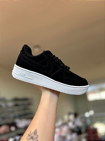 NK Air Force Camurça Preto/Branco Trança