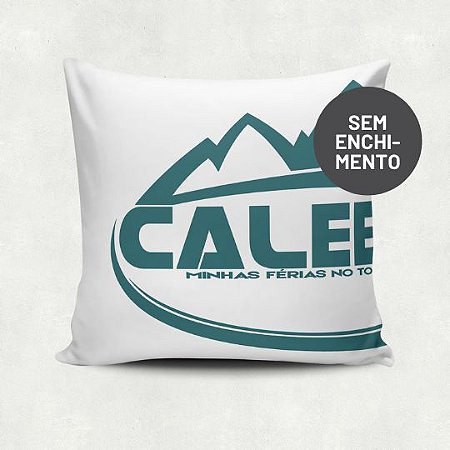 Capa Almofada Calebe Branca - Linha IASD