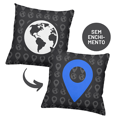 Capa Almofada Meu Lugar no Mundo símbolos - Linha IASD