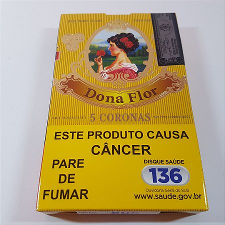 Charuto Dona Flor Corona - Petaca com 5