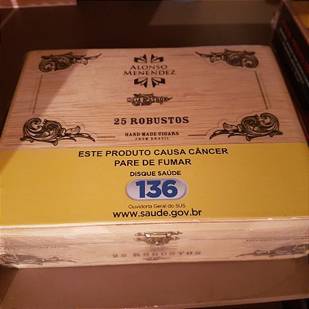 Charuto Alonso Menendez Del Patron Robusto - Caixa com 25