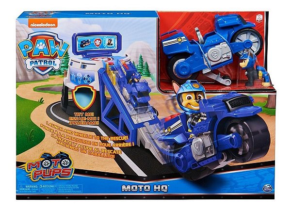 Pista Patrulha Canina - Moto Pups Chase Playset