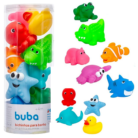 Bichinhos de Banho Piscina Bebê Amiguinhos Aquático Infantil