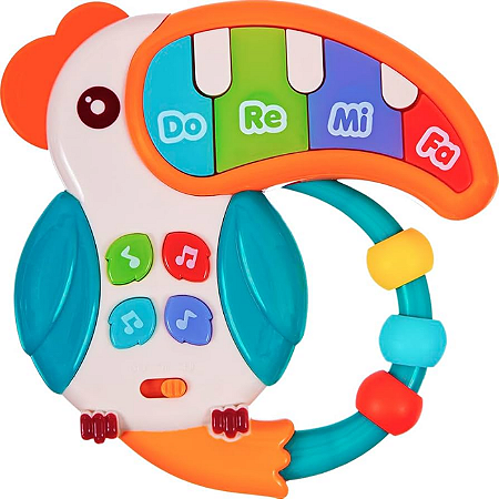 Tucano Musical Brinquedo De Atividades Divertido Bebê Buba