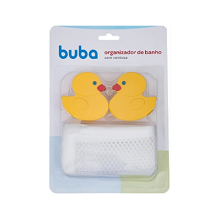 Organizador de Brinquedos de Banho com Ventosa - Pintinho Amarelo